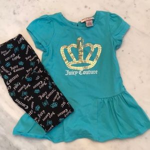Juicy Couture Blue 2 piece set